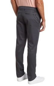 Poly Stretch Flat Front Performance Pant, Grey