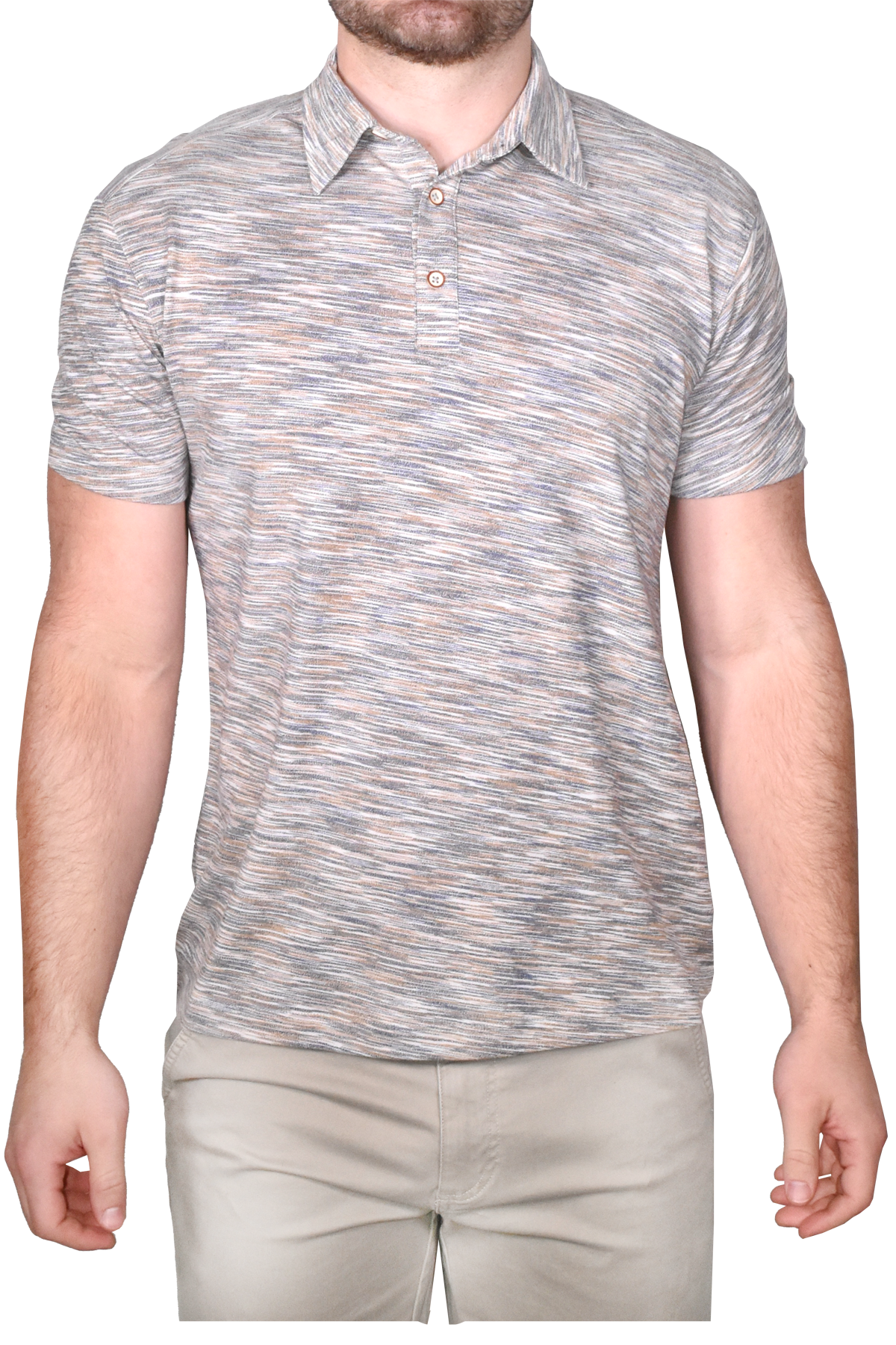 Color Injected Spaced Dyed Jersey Polo