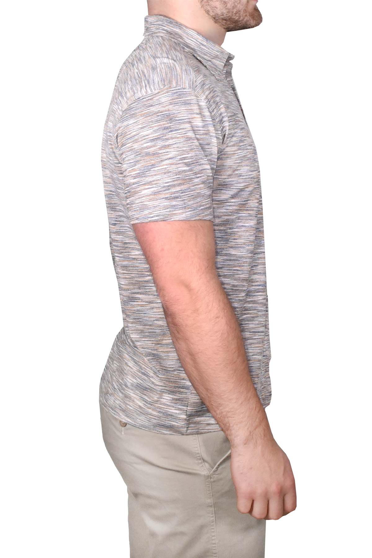 Color Injected Spaced Dyed Jersey Polo