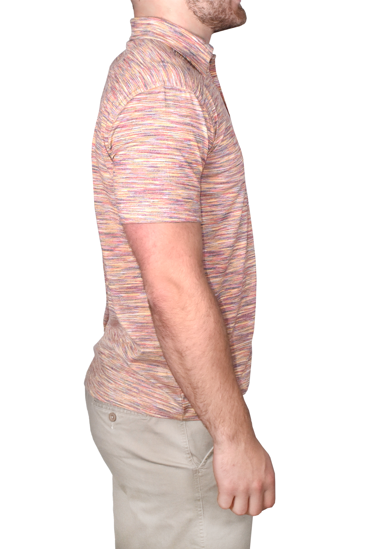Color Injected Spaced Dyed Jersey Polo