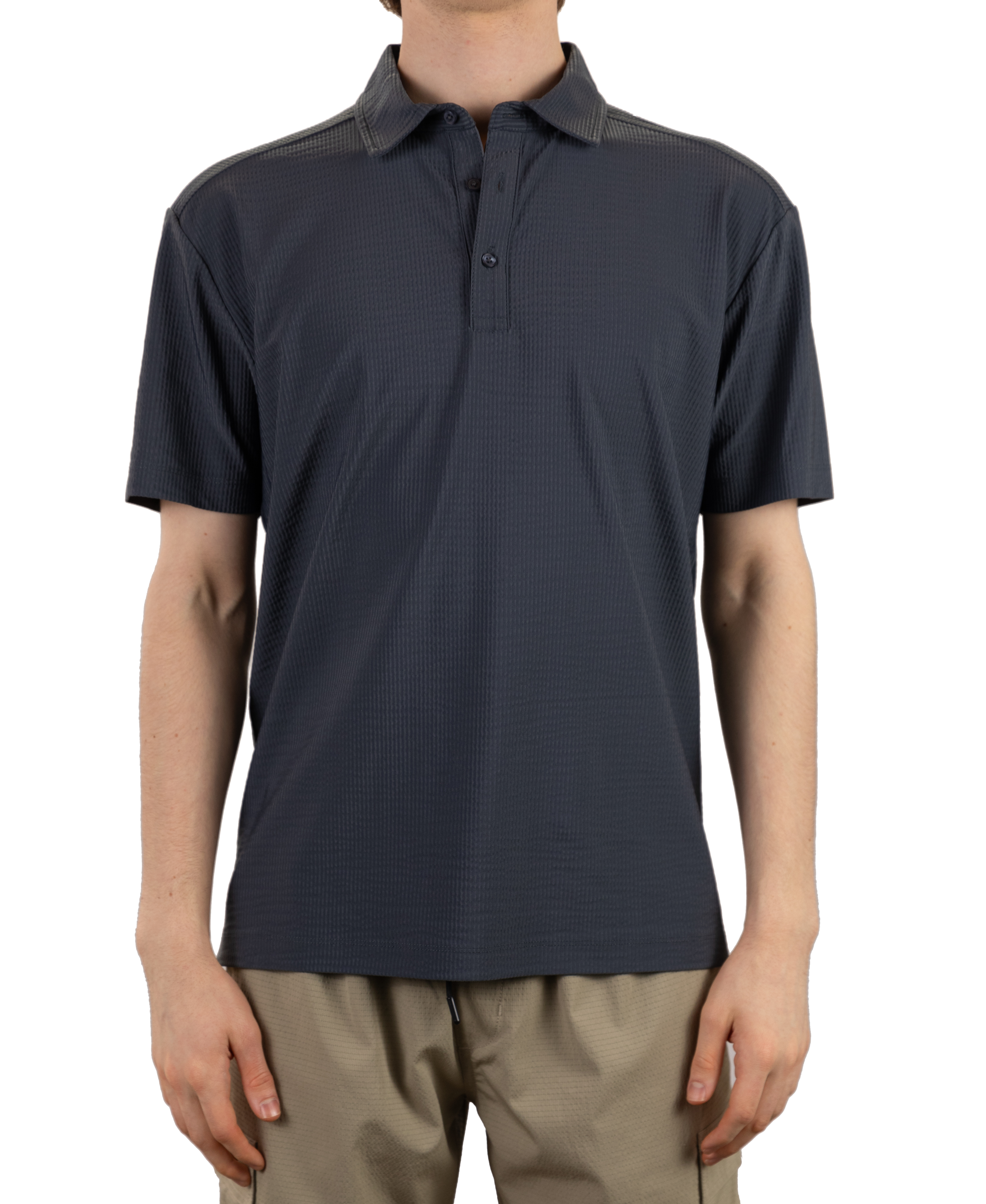 Hybrid Seersucker Polo