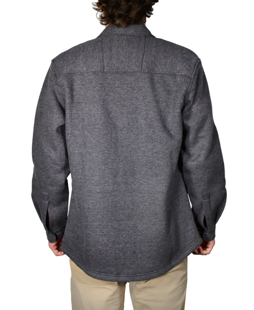 ジャケット・アウター FABRIQUEenplaneteterre back rib bluson 2200-01-SJ-CHARCOALHEATHER-