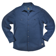 Fleece Lined Heathered Rib Shirt Jacket