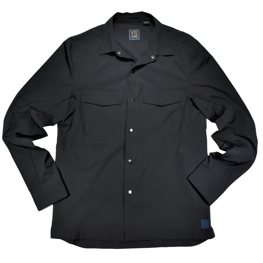 Metal Vent Shirt Jacket