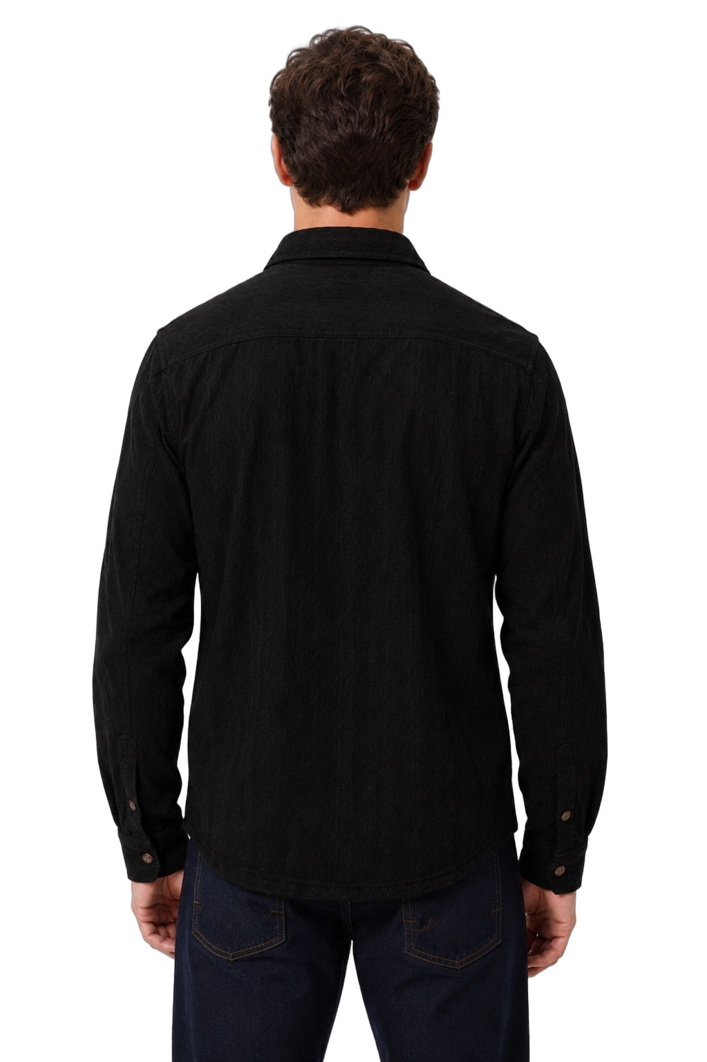 Cable Knit Sweater Shirt