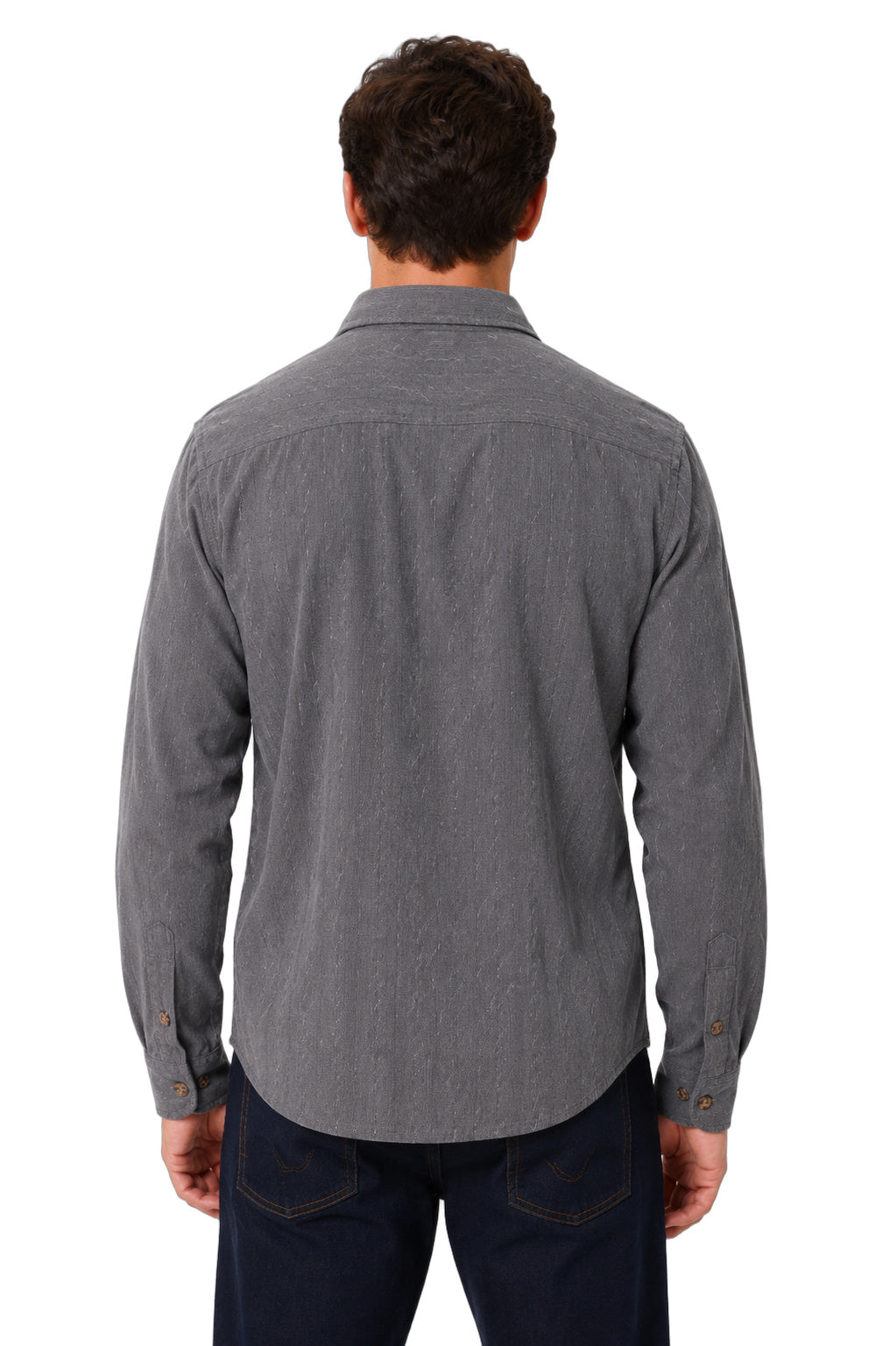 Cable Knit Sweater Shirt
