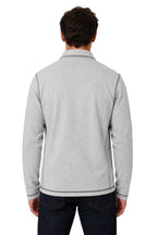Plated Knit Mini Oxford Qzip