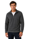 Plated Knit Mini Oxford Qzip