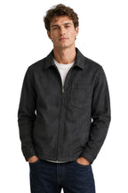 Suede Full Zip Jacket