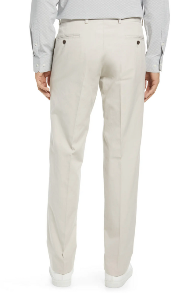 Charleston Khakis Washed Poplin, Stone<br>Relax Fit