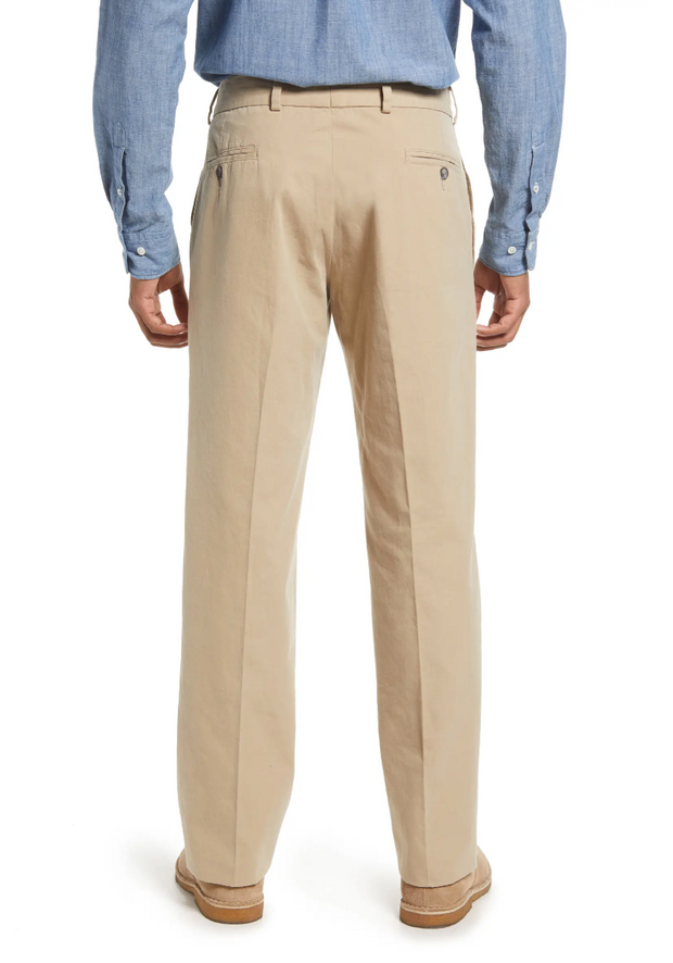 Charleston Khakis Washed Poplin, Khaki<br>Relax Fit