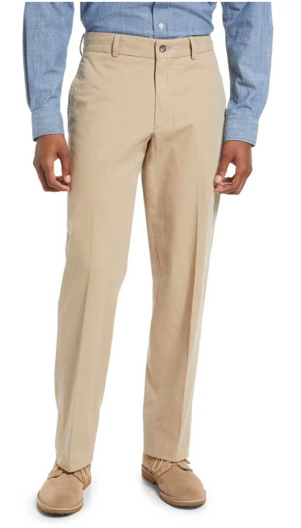 Charleston Khakis Washed Poplin, Khaki<br>Relax Fit