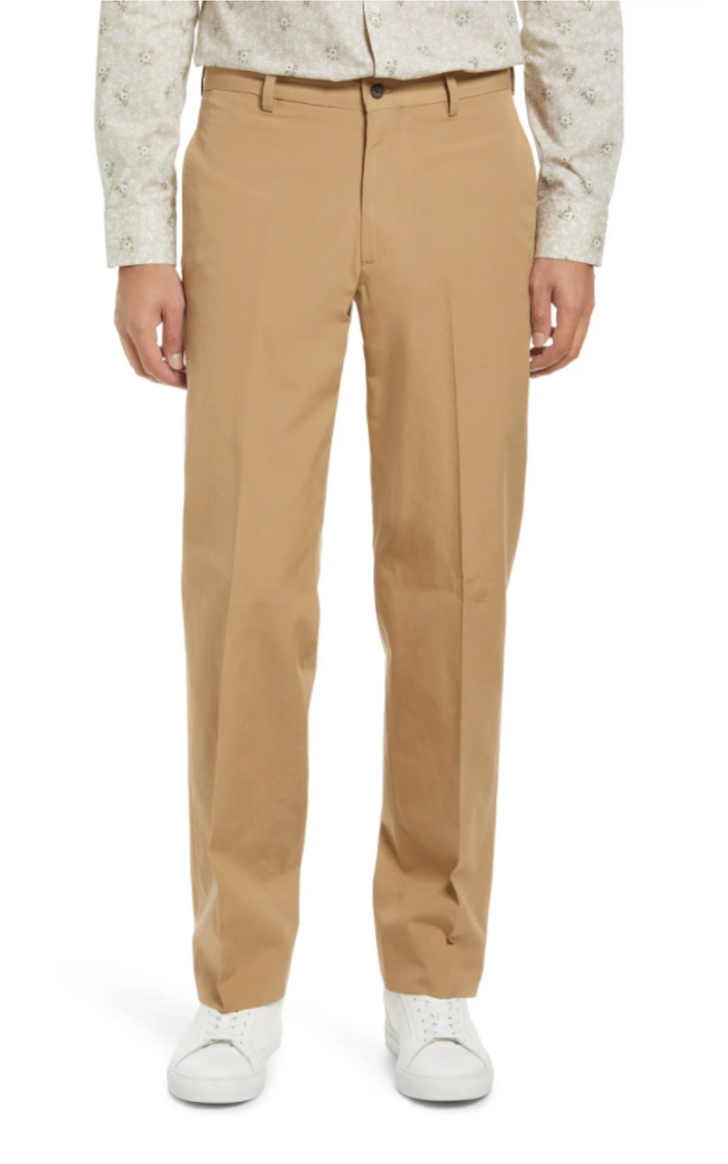 Charleston Khakis Washed Poplin, Relax Fit - British Tan