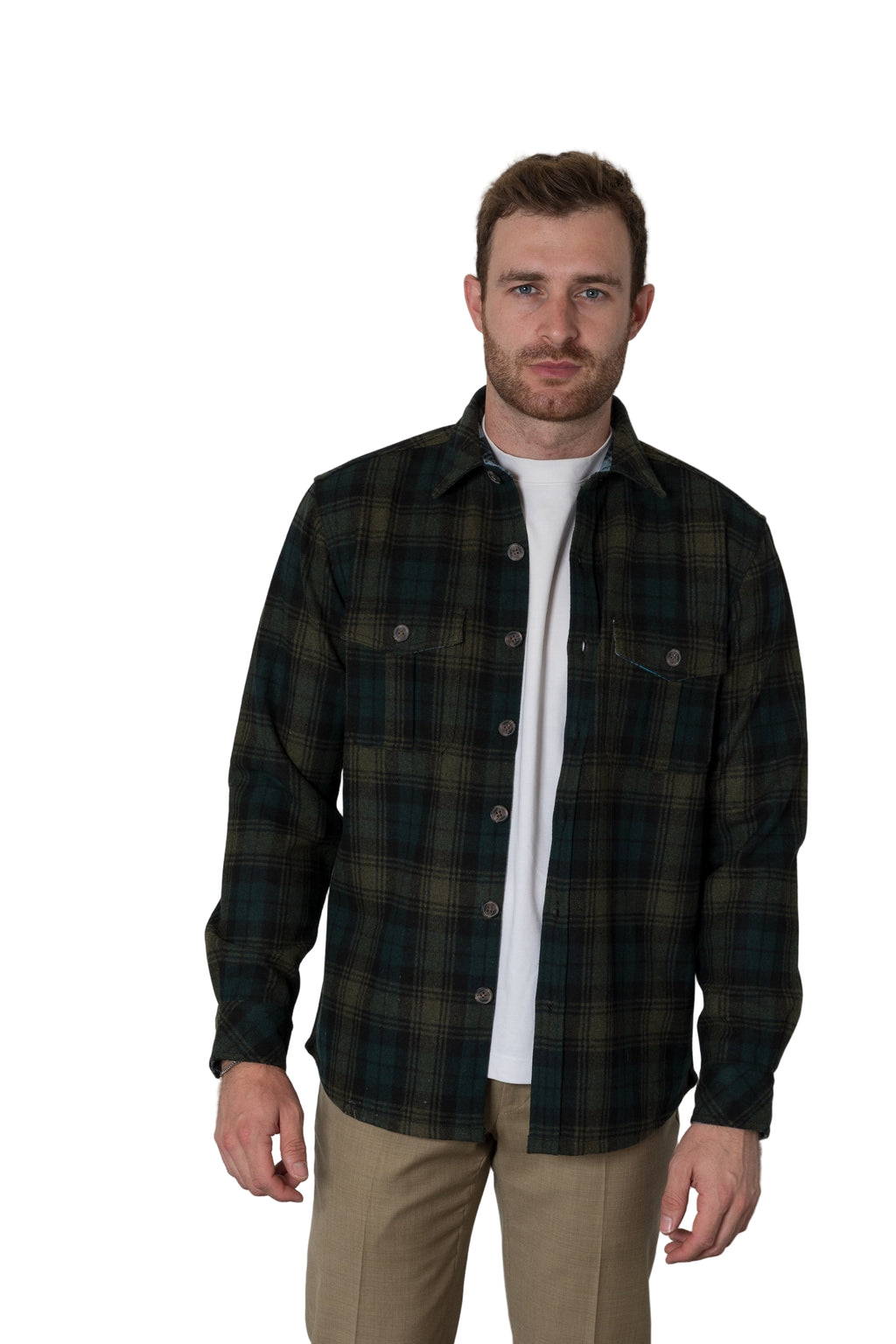 Buffalo Plaid Shirt Jacket