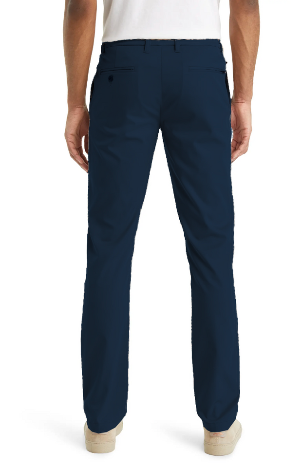 Poly Stretch Flat Front Performance Pant, Navy