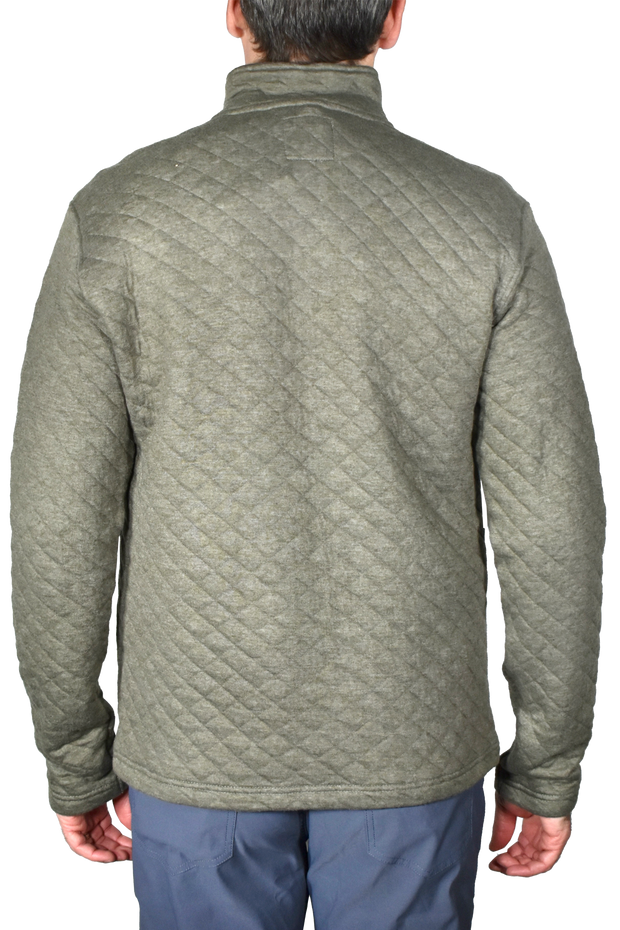 Heather Quilted Quarter Zip