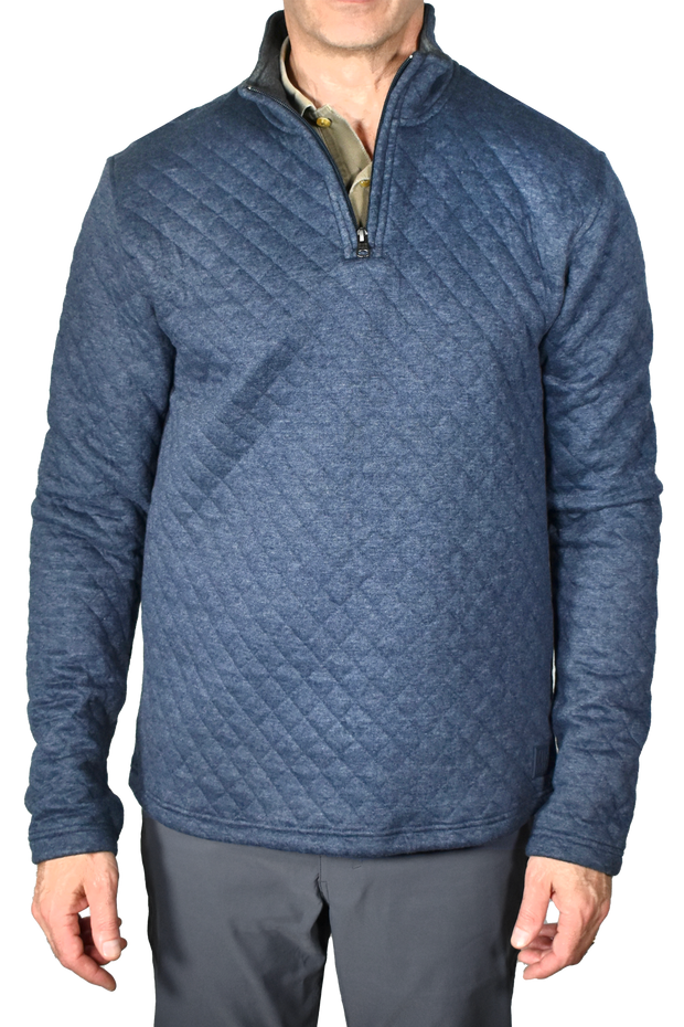 Quilted quarter 2025 button pullover