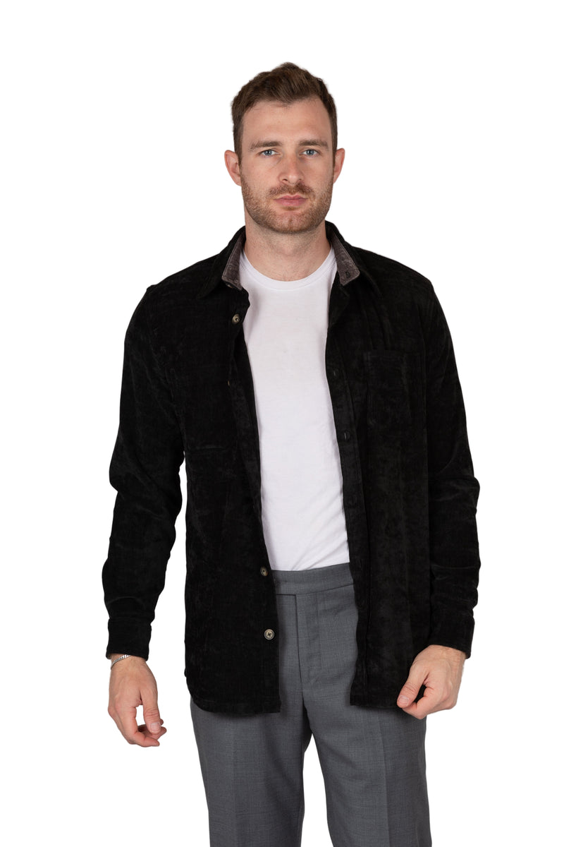Chennile Shirt Jacket - Black