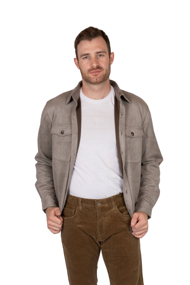 Sueded Over Shirt