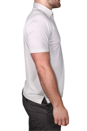 Shadow Stripe Performance Polo, Taupe