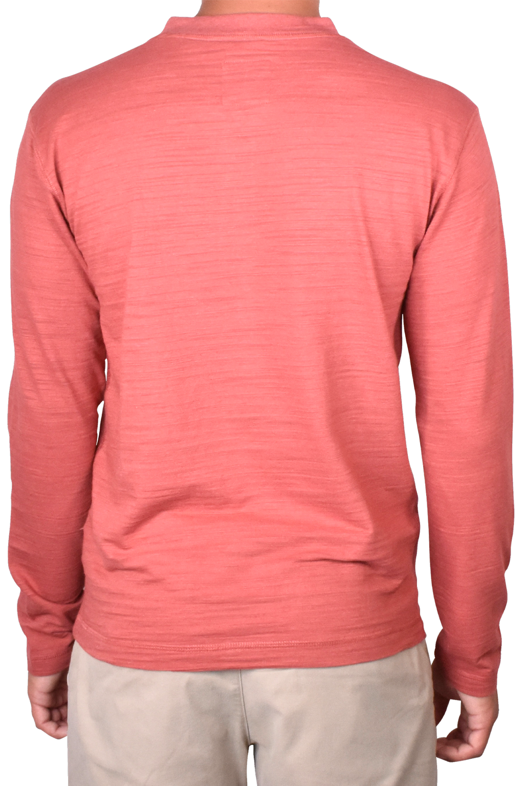 Burnout Slub Heather Knit Jersey Henley