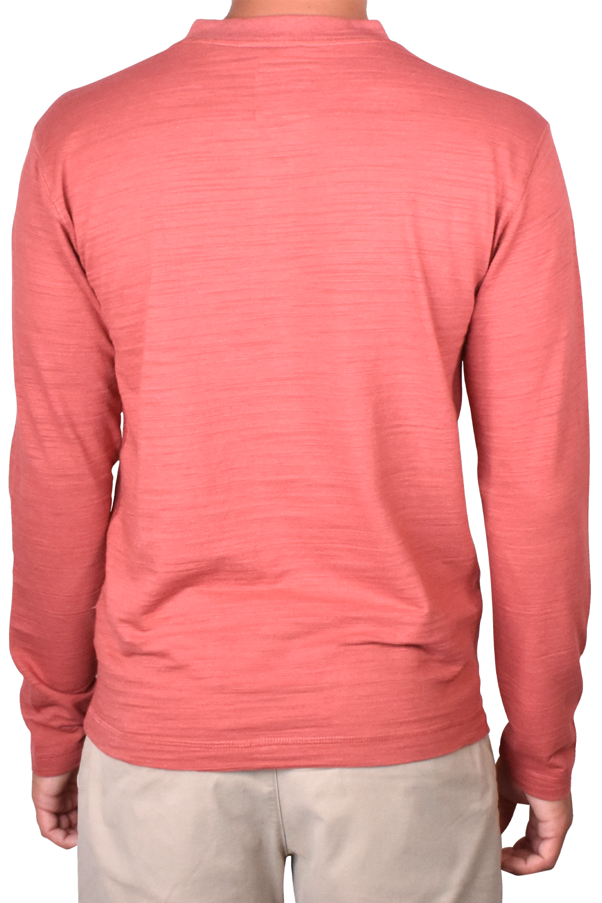 Burnout Slub Heather Knit Jersey Henley