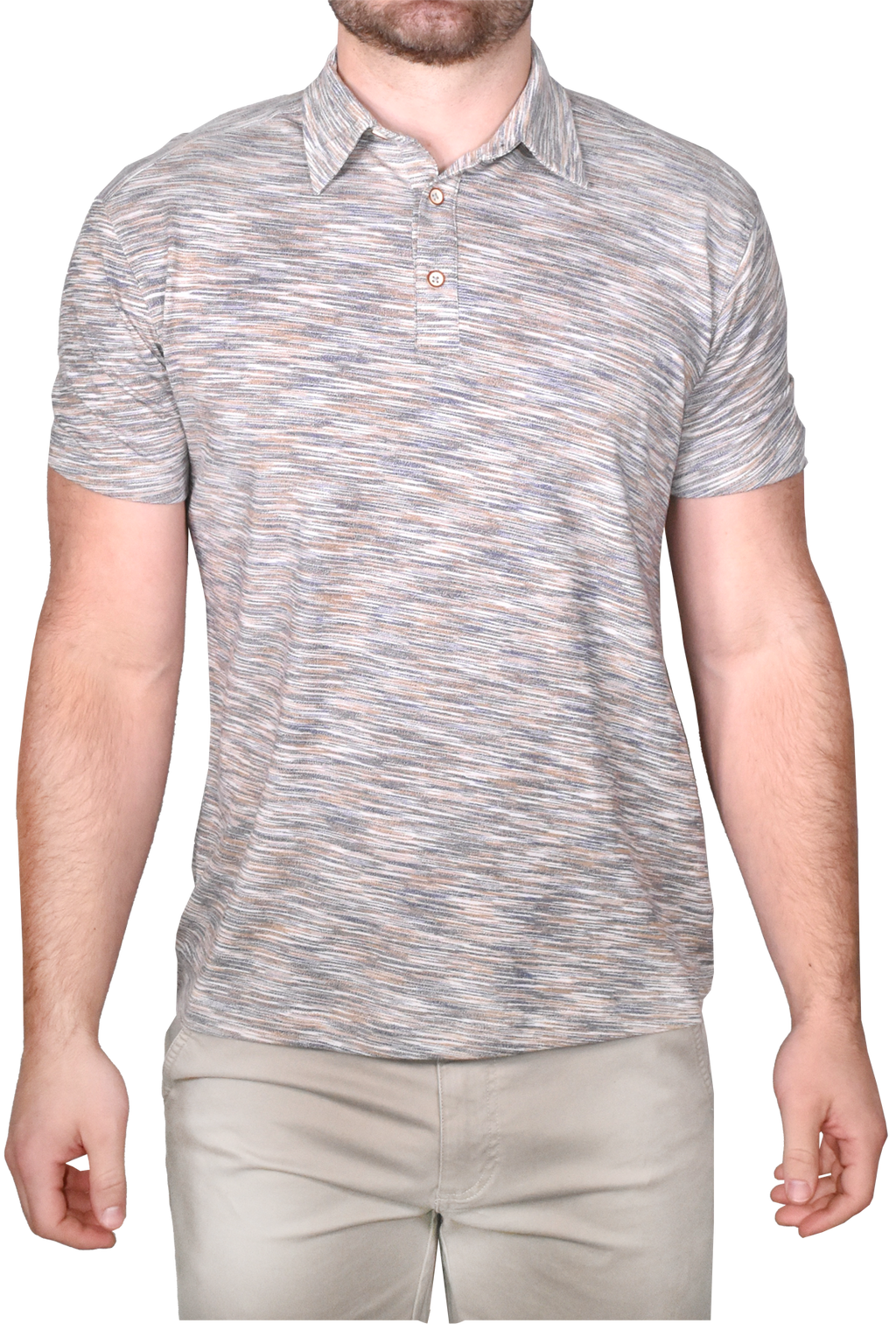 Color Injected Spaced Dyed Jersey Polo