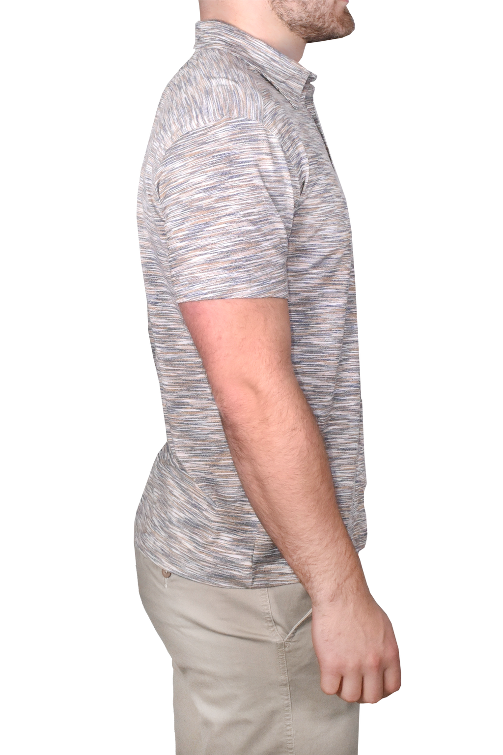 Color Injected Spaced Dyed Jersey Polo