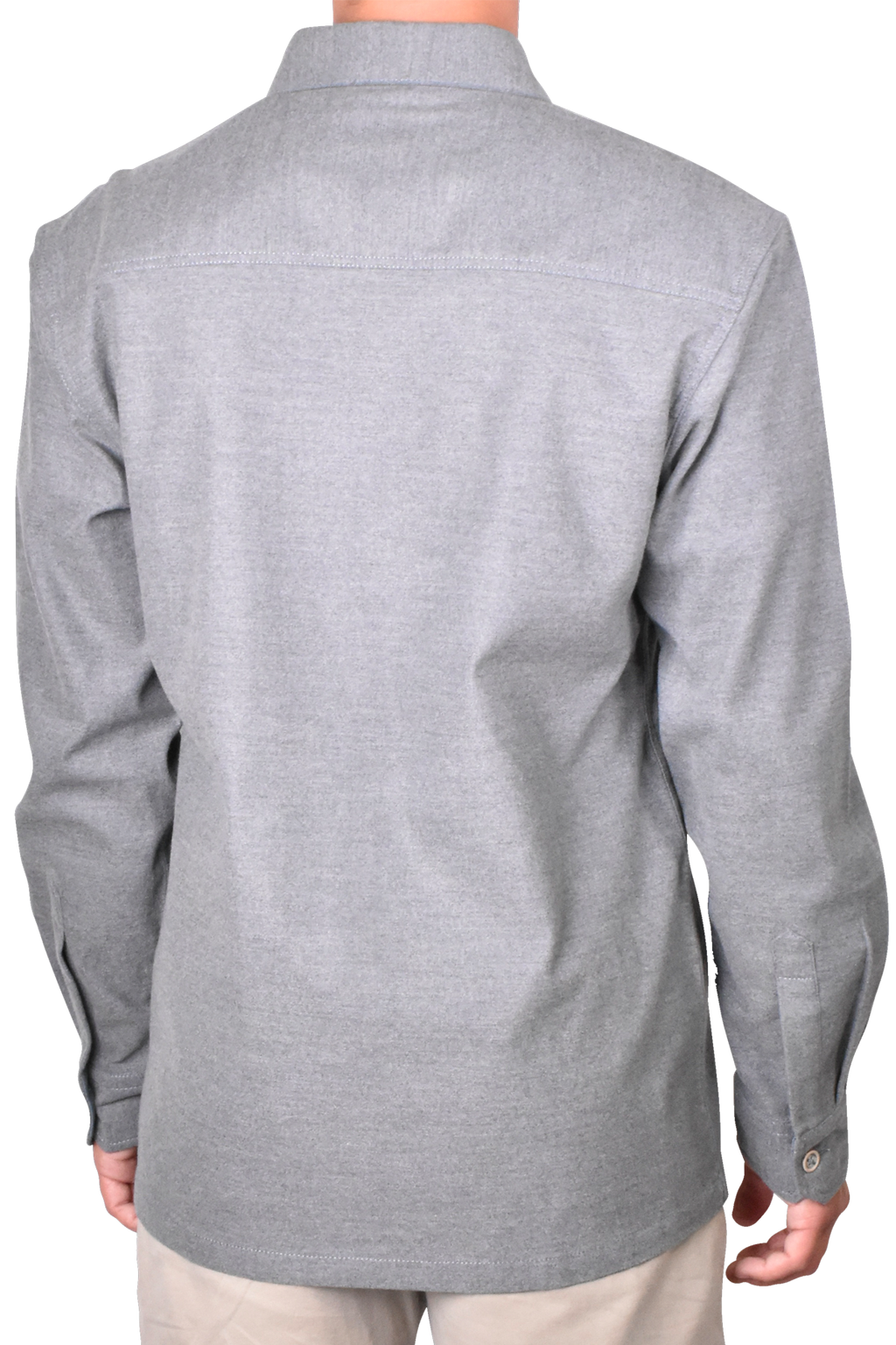 Brushed Twill Heather Shirt Jacket