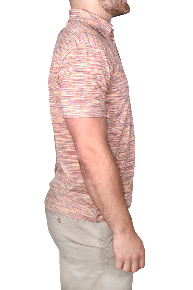 Color Injected Spaced Dyed Jersey Polo