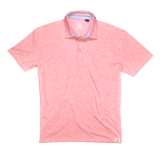 Heather Slub Jersey Polo, Melon