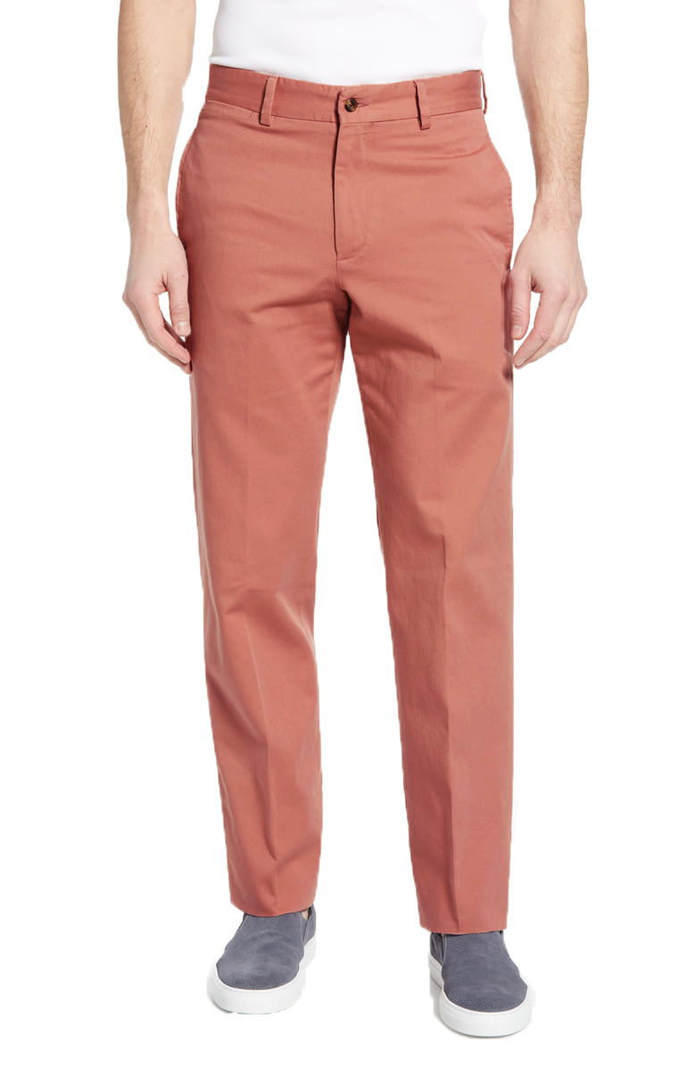 Charleston Khakis Fine Line Stretch Twill, Relax Fit - Charleston Brick