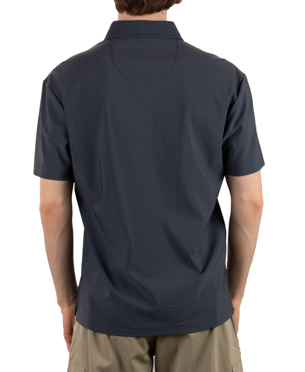 Hybrid Seersucker Polo