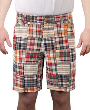 Patch Madras Short, Blue
