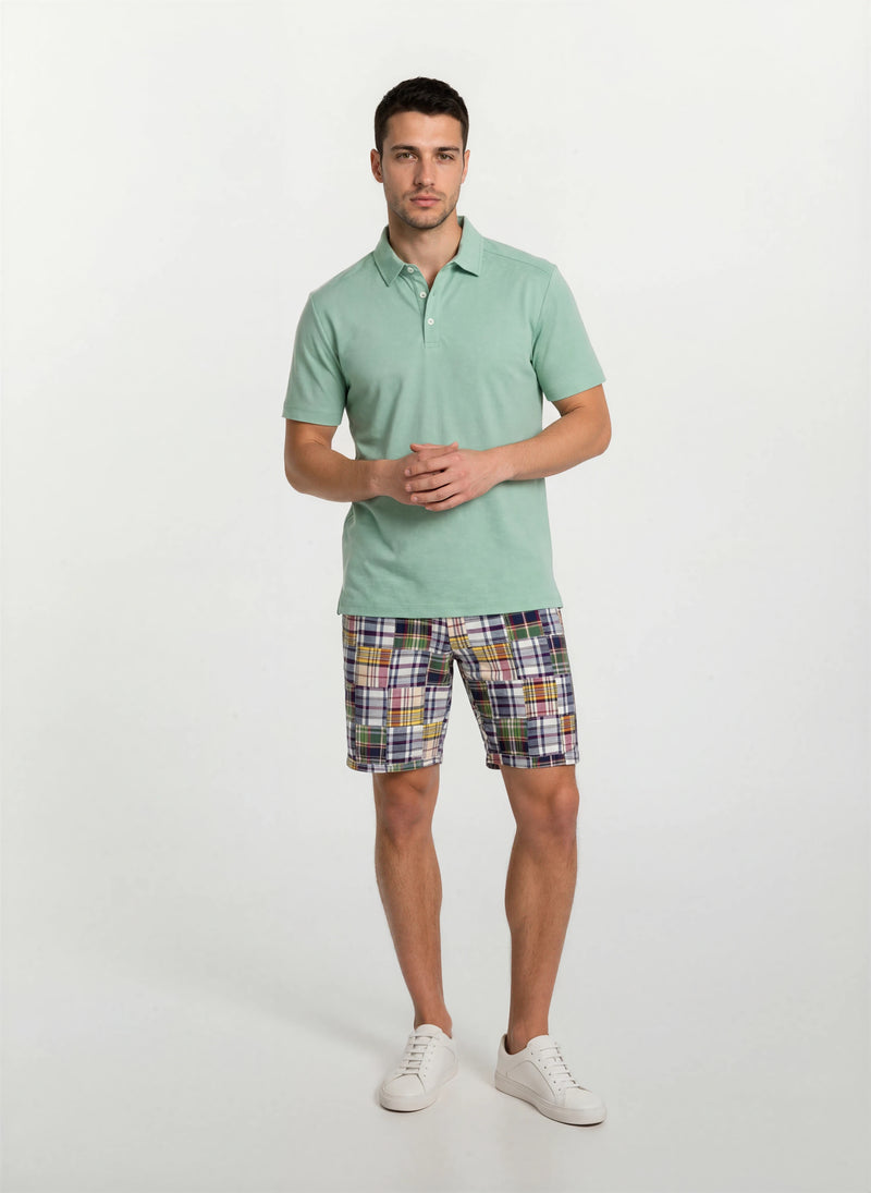 Patch Madras Short - Navy
