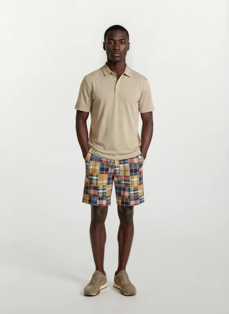 Patch Madras Short - Cobalt