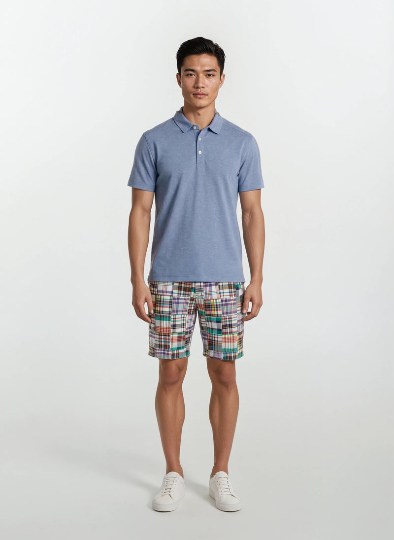 Patch Madras Short - Oxblood