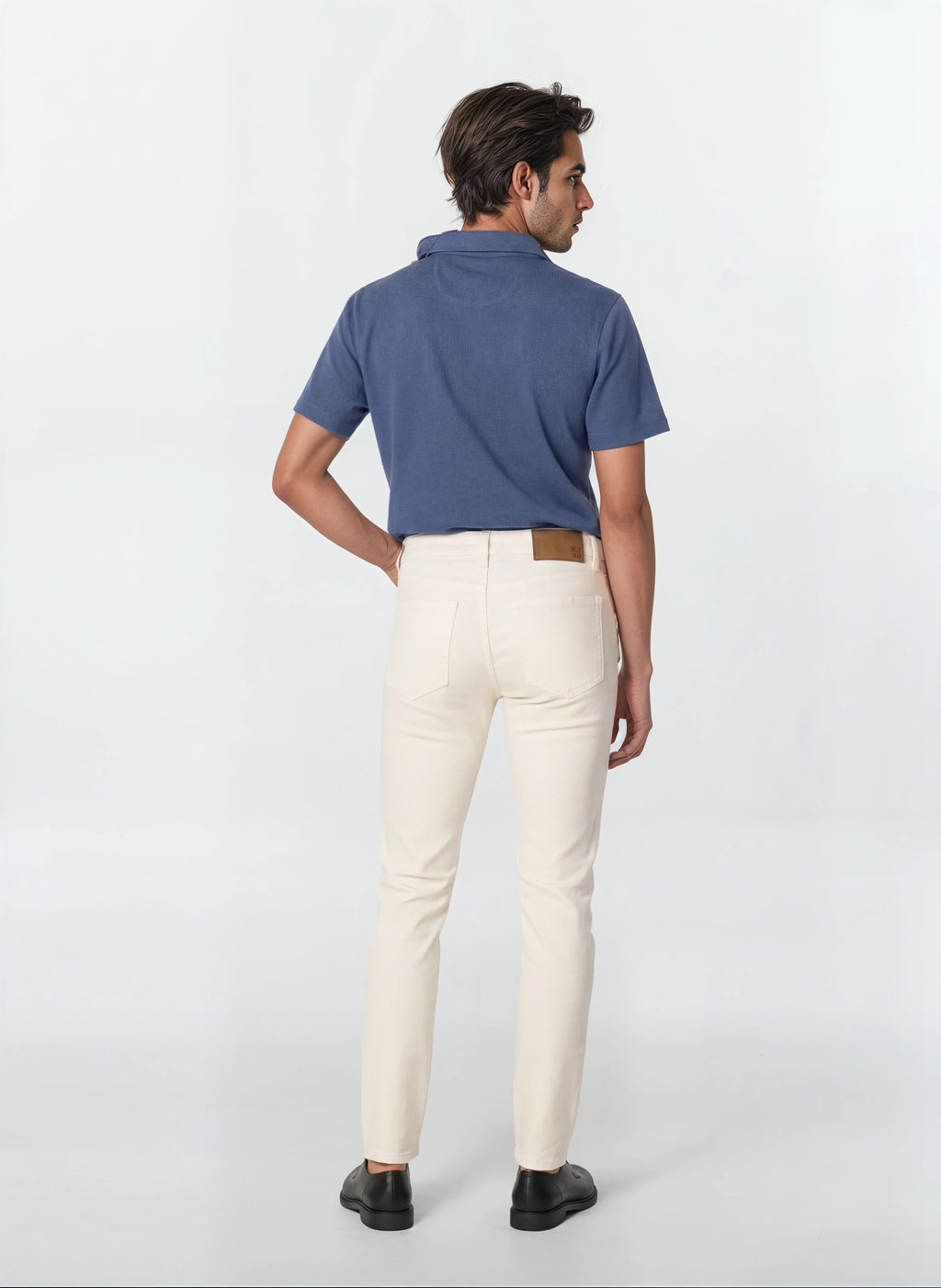 Cotton Tencel Garment Dyed 5-Pocket Pant