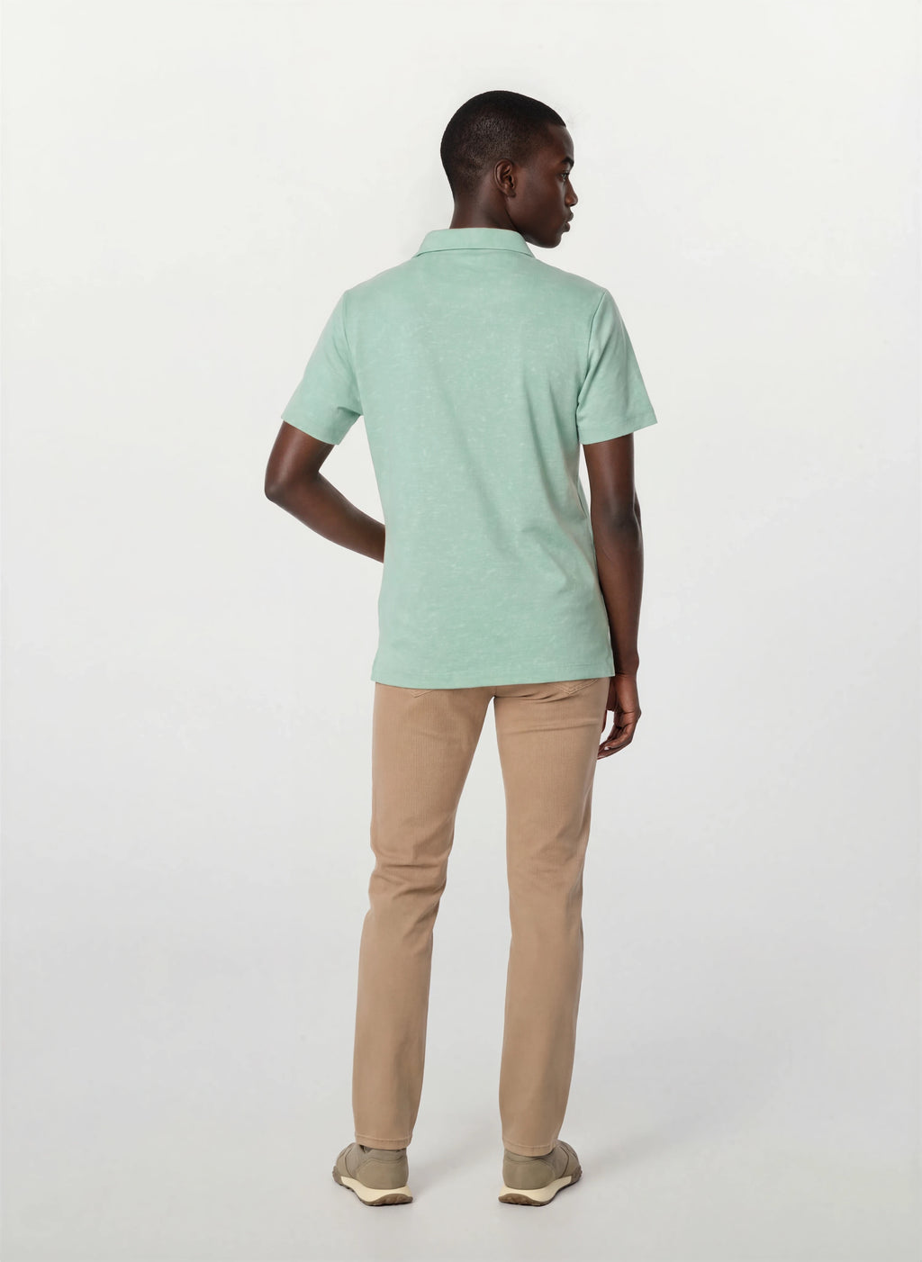 Cotton Tencel Garment Dyed 5-Pocket Pant