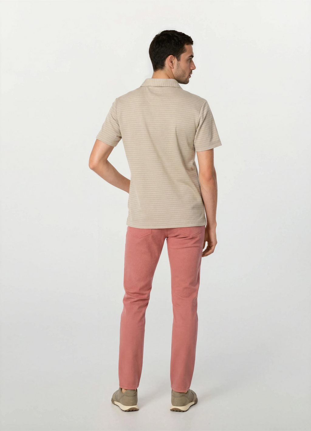 Cotton Tencel Garment Dyed 5-Pocket Pant