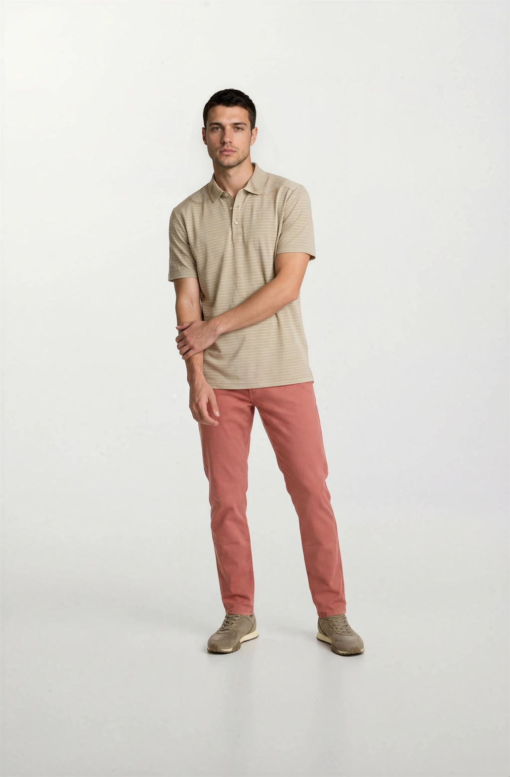 Cotton Tencel Garment Dyed 5-Pocket Pant