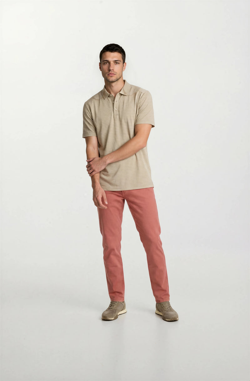 Cotton Tencel Garment Dyed 5-Pocket Pant - Nantucket