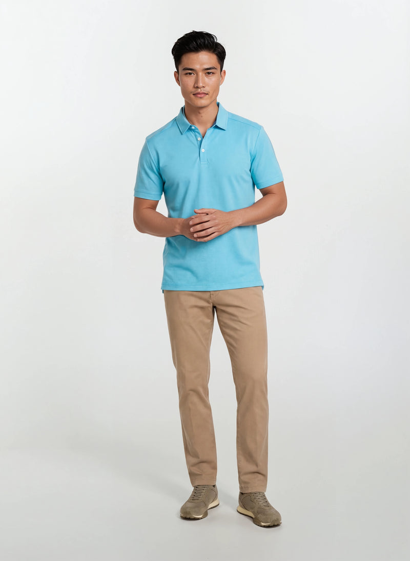 Aero Cloud Performance Polo - Aqua