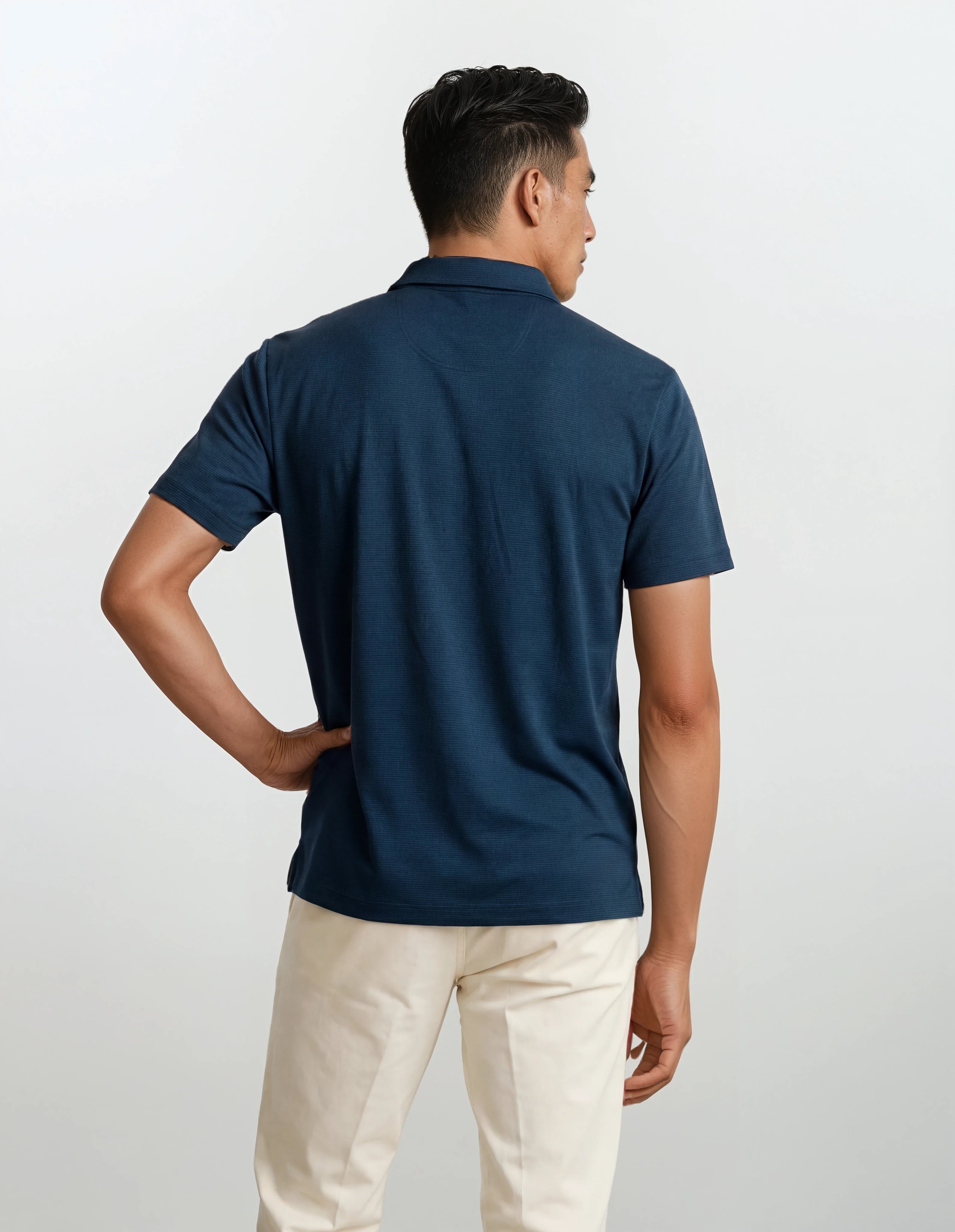 Pinweave Hybrid Stretch Polo