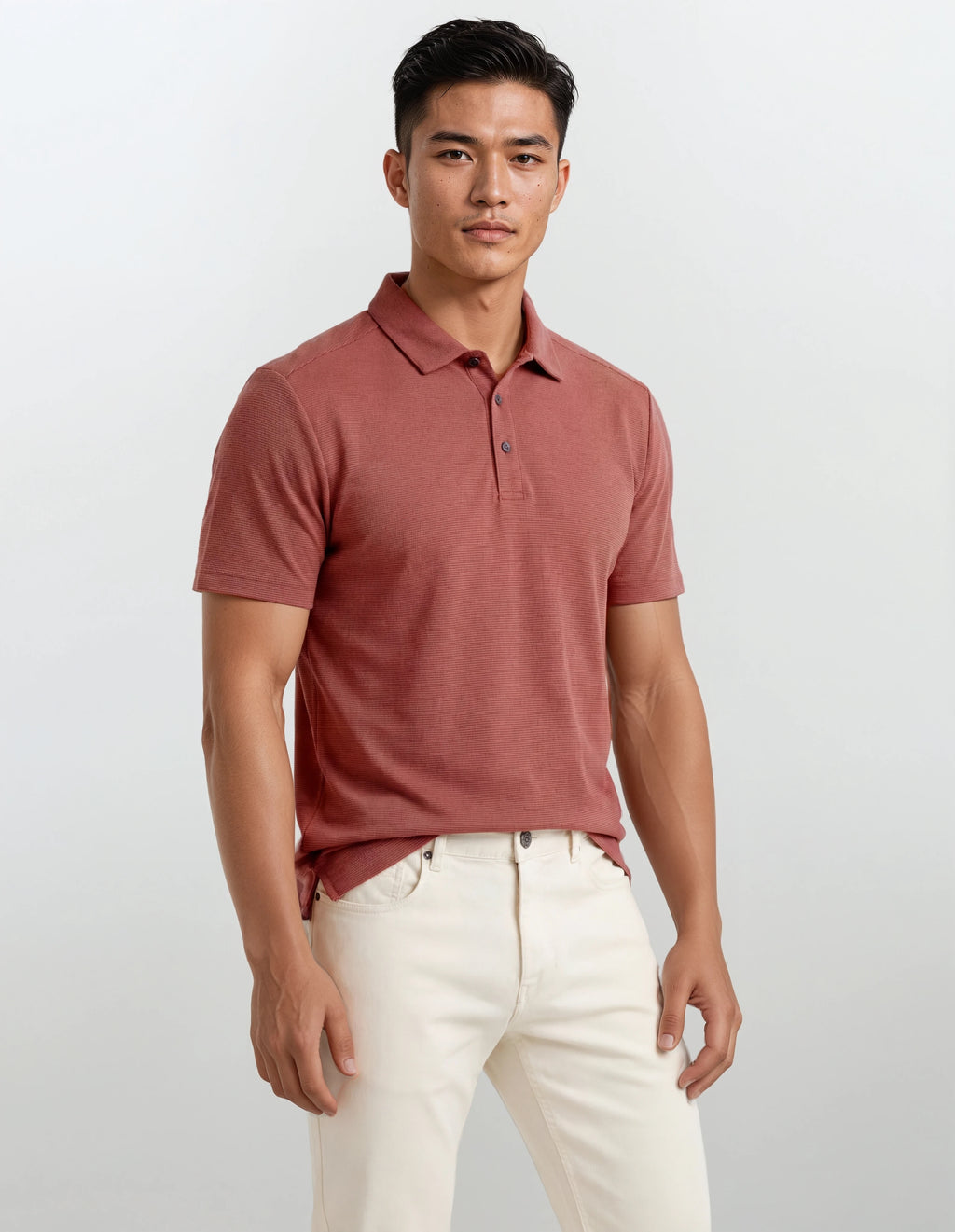 Pinweave Hybrid Stretch Polo