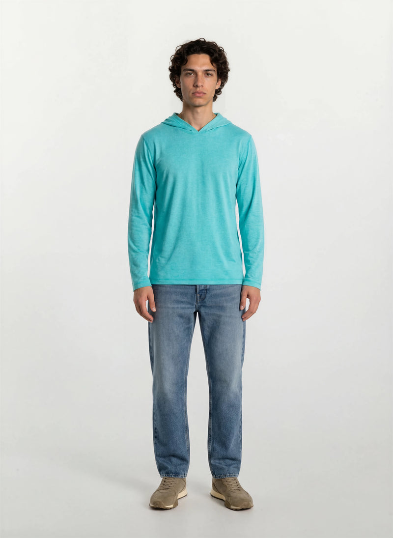 Lightweight Performance Hoodie - Turquoise