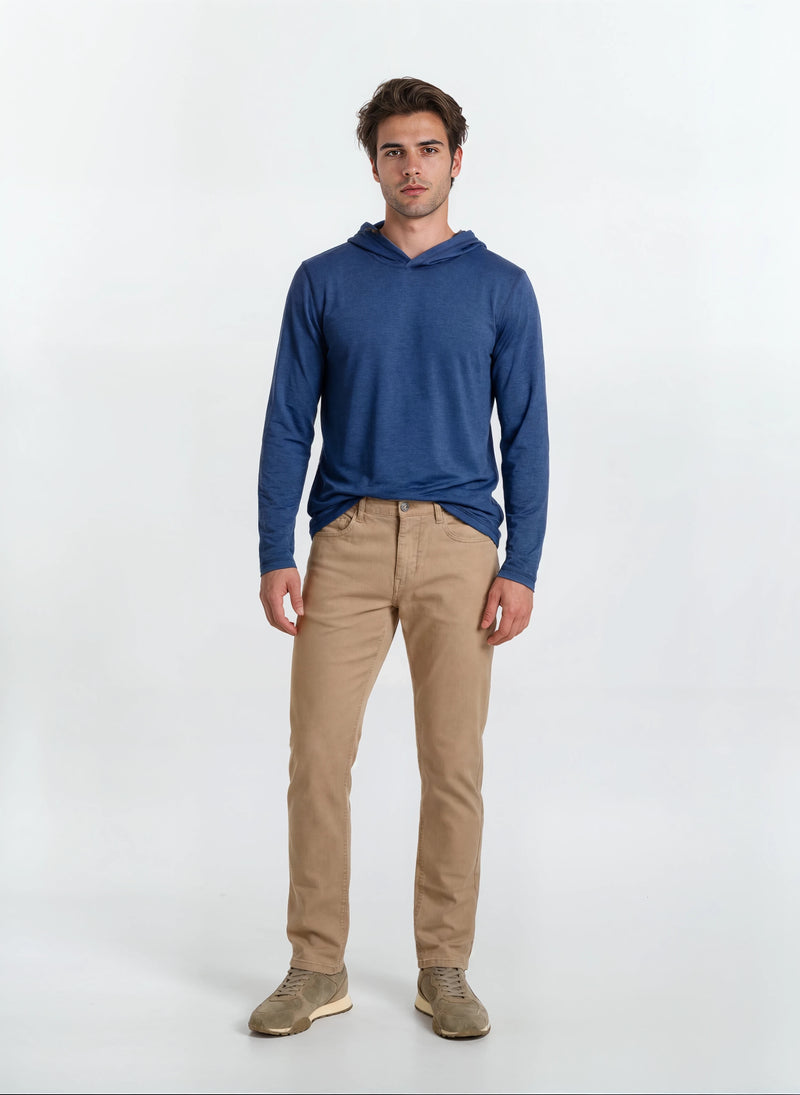 Lightweight Performance Hoodie - Denim