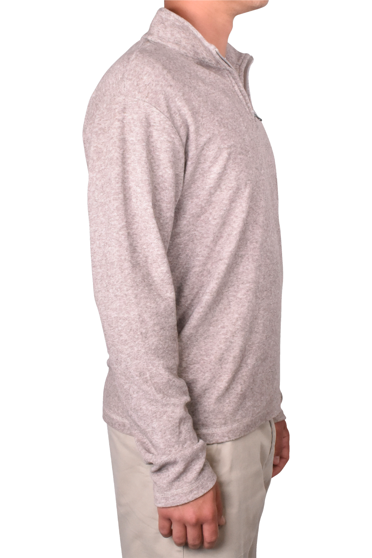 Soft Brushed Sweater Knit Qzip