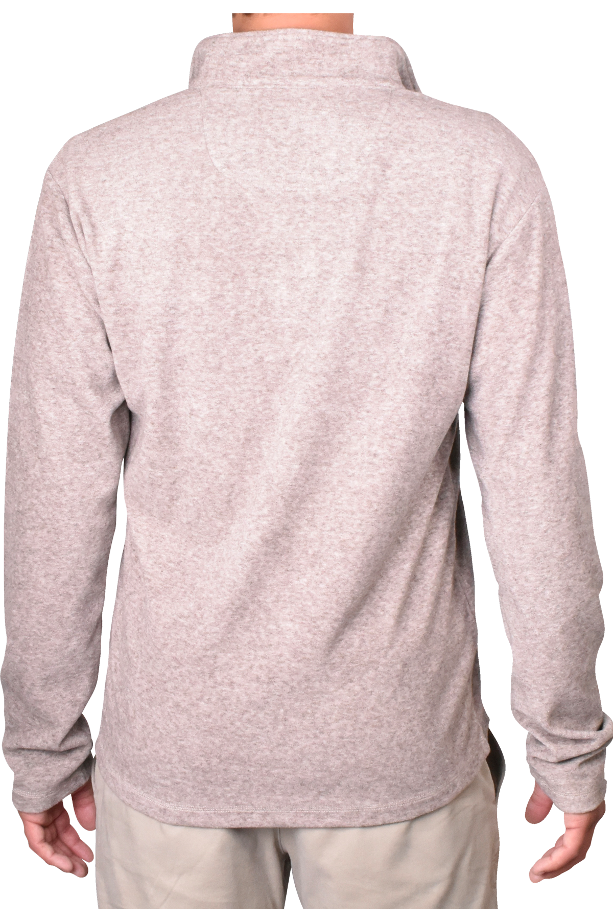 Soft Brushed Sweater Knit Qzip