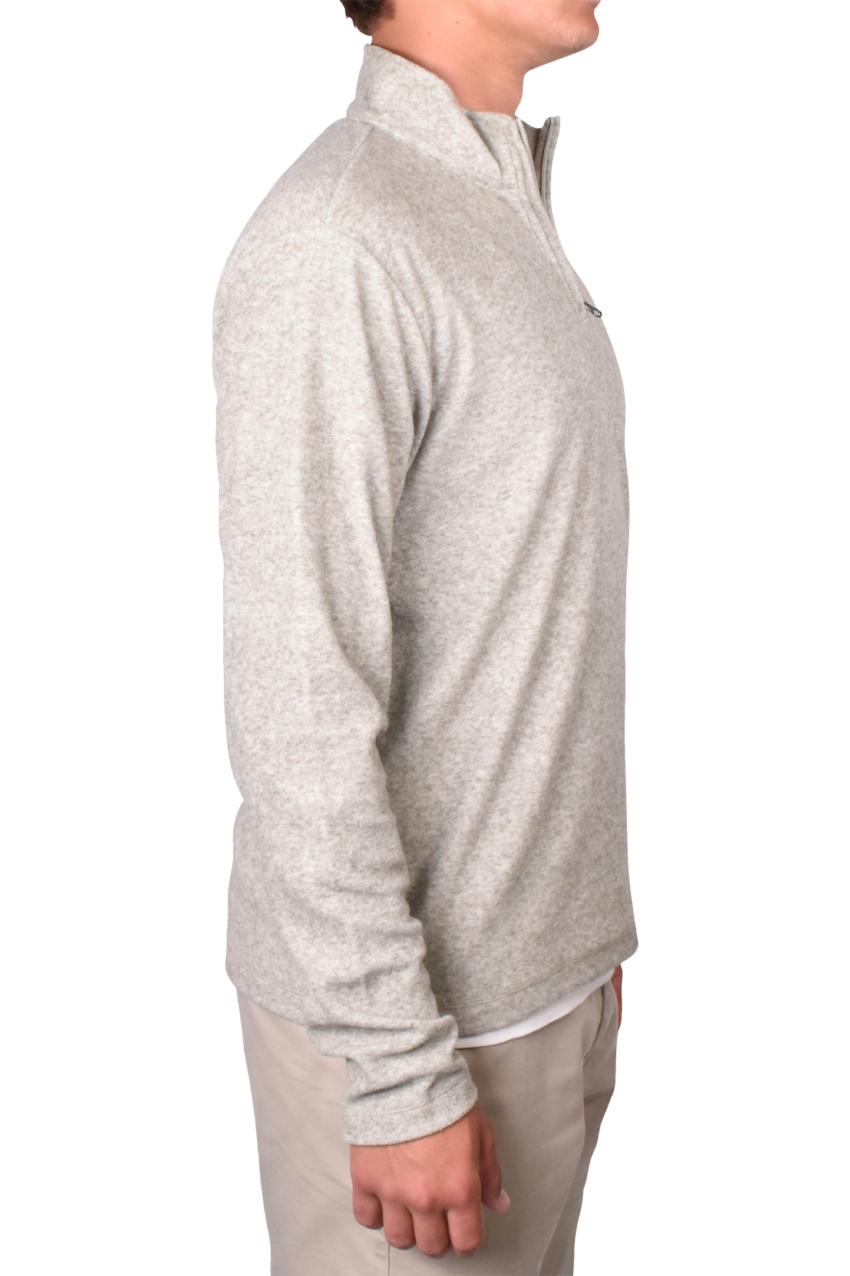 Soft Brushed Sweater Knit Qzip